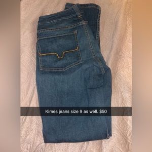 Kimes Ranch jeans. Perfect condition just no tags. Size 9 and inseam is 33
